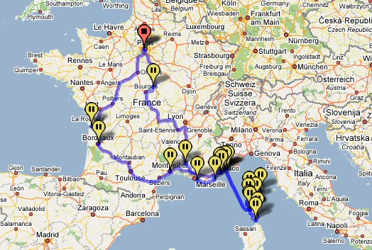 Suivez notre parcours par ici...